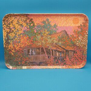 Pacific Coasters Mebel Large Melamine Tray "Plantation Sunset"